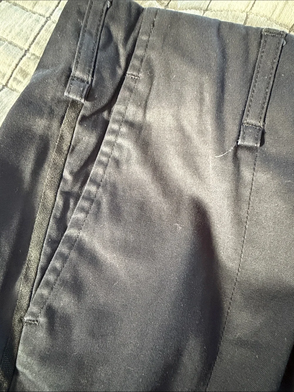 rag & bone navy slim chino pants size 24 - Picture 7 of 8